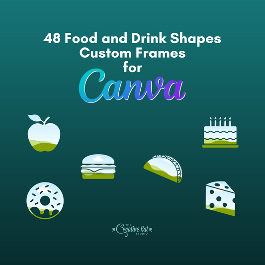 Food and Drink Shapes Custom Frames For Canva (48)