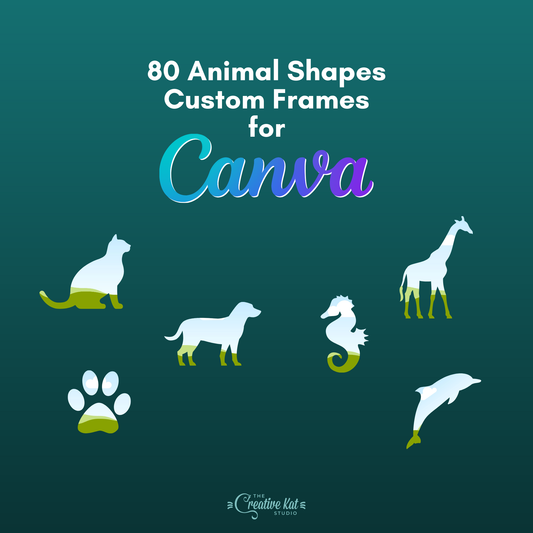 Animal Shapes Custom Frames For Canva (80)