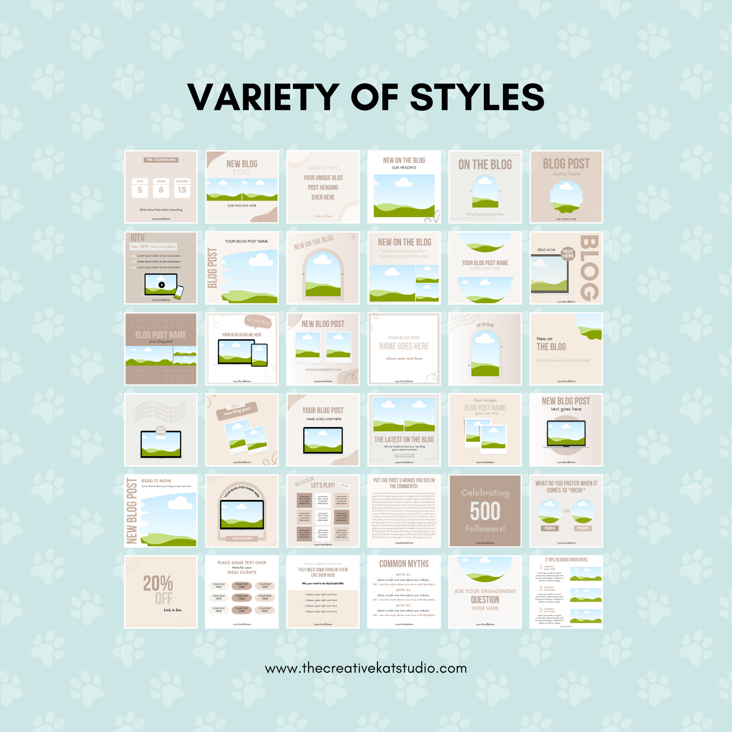75 Blog & Engagement Boosters - Aesthetic