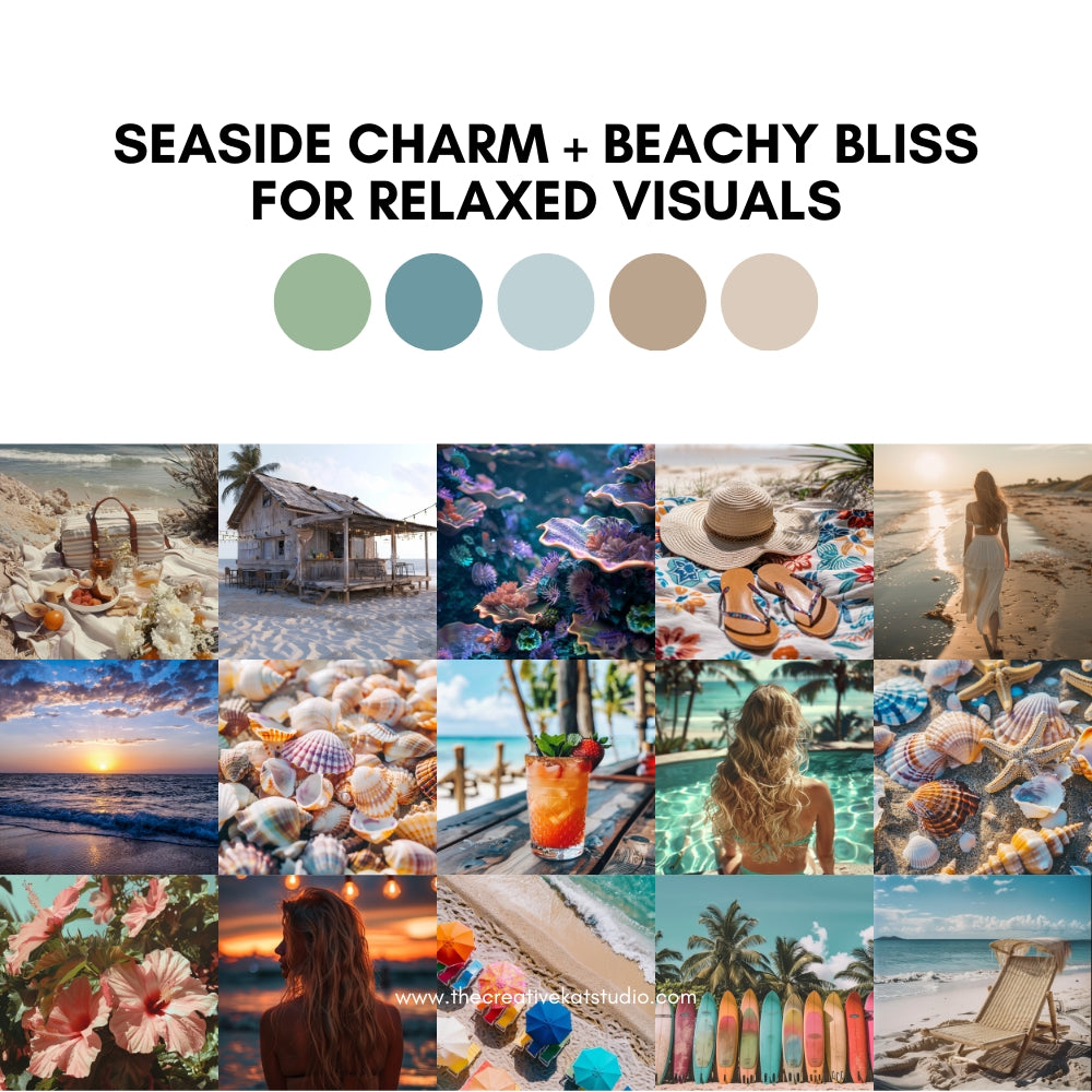 100 Coastal Beauty Collection Stock Images
