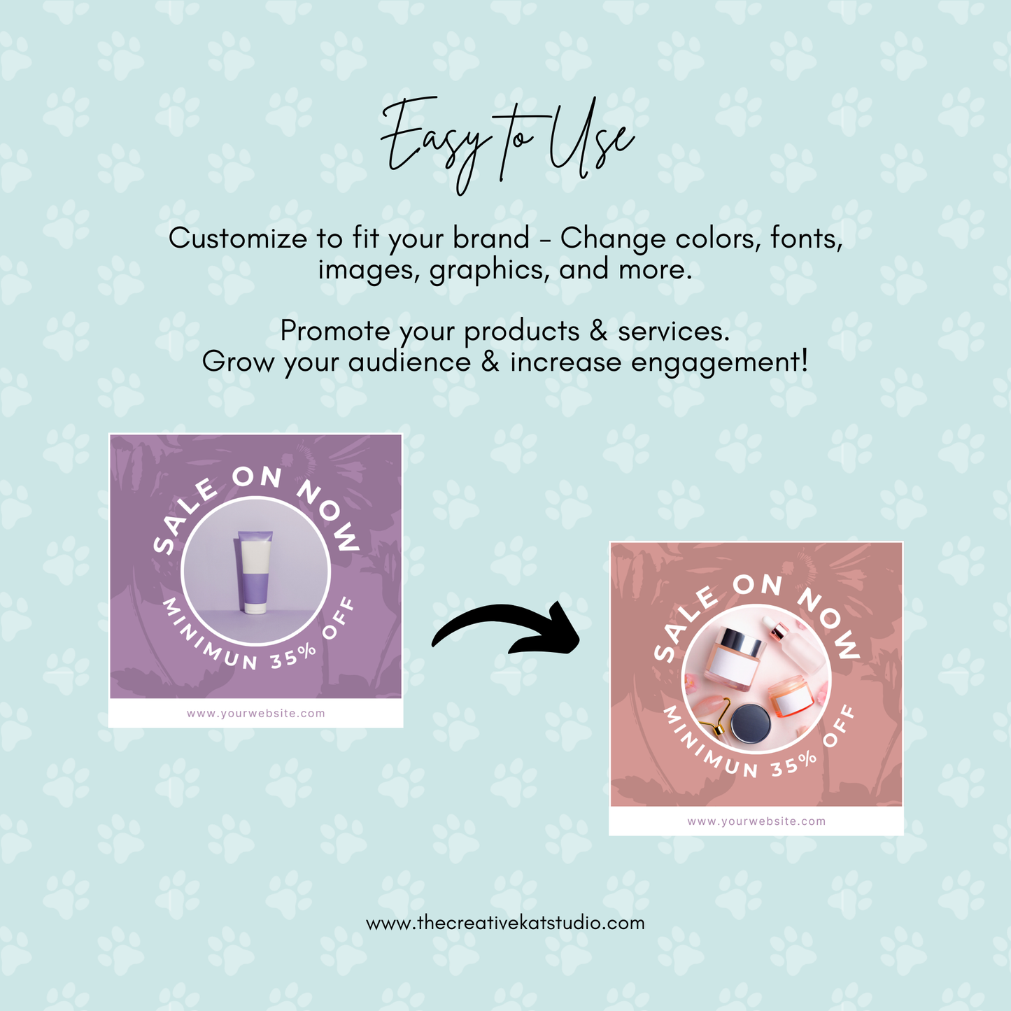 60 Skincare Social Media Templates