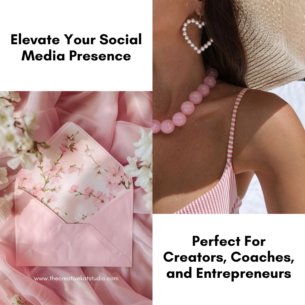 120 Pink Aesthetic Collection Stock Images
