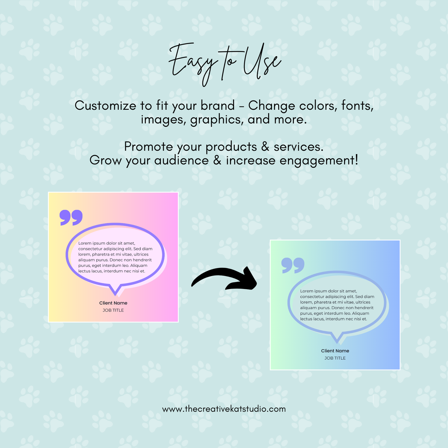 100 Colorful Testimonial Templates For Social Media