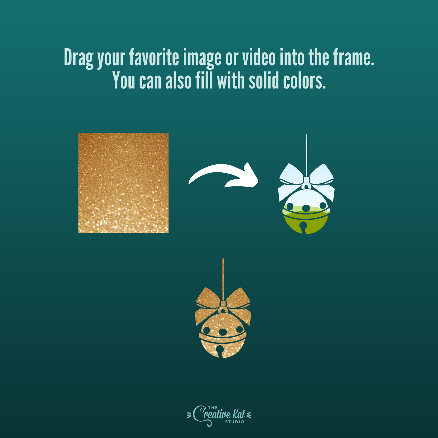 Christmas Shapes Custom Frames For Canva (Set 4)