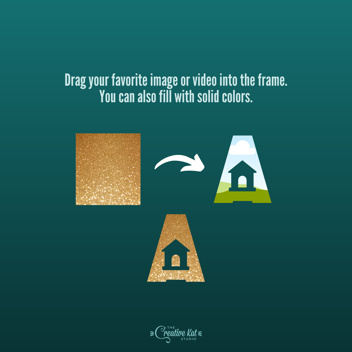 Dog Alphabet Letters Custom Frames For Canva (Set 4)