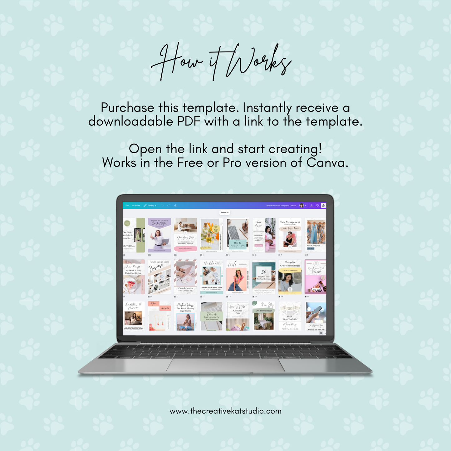 60 Pastel Pinterest Pin Templates