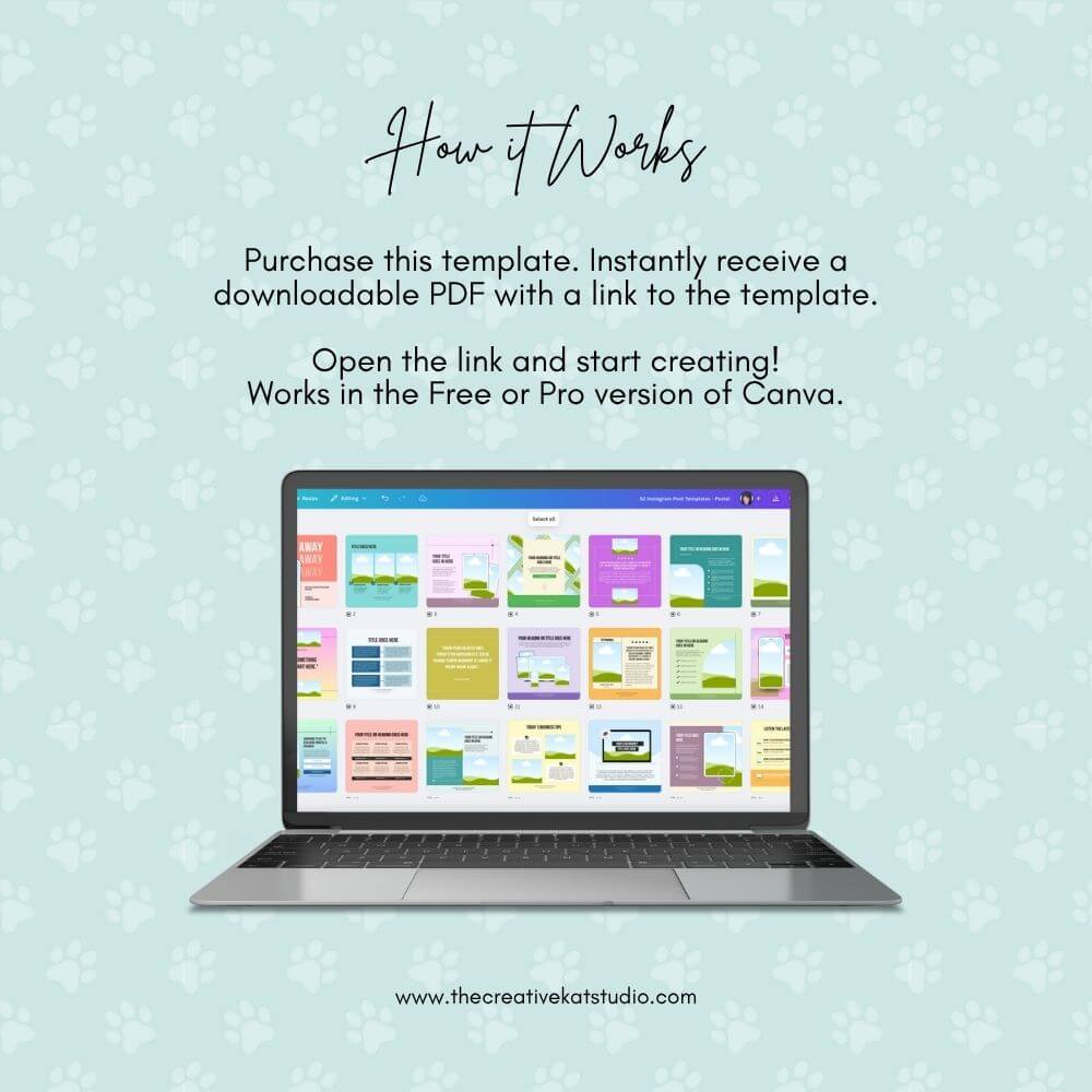 52 Pastel Social Media Templates