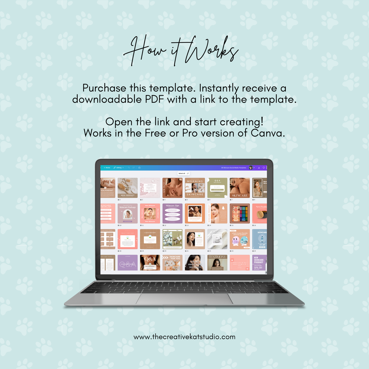 60 Skincare Social Media Templates