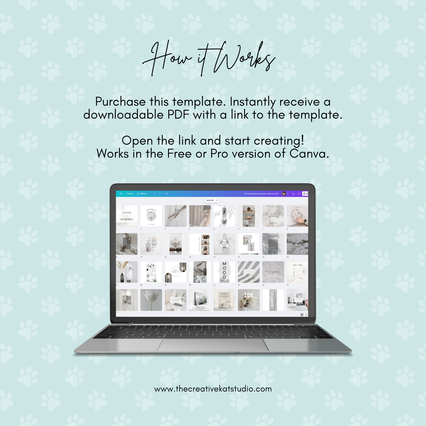 150 White Social Media Templates