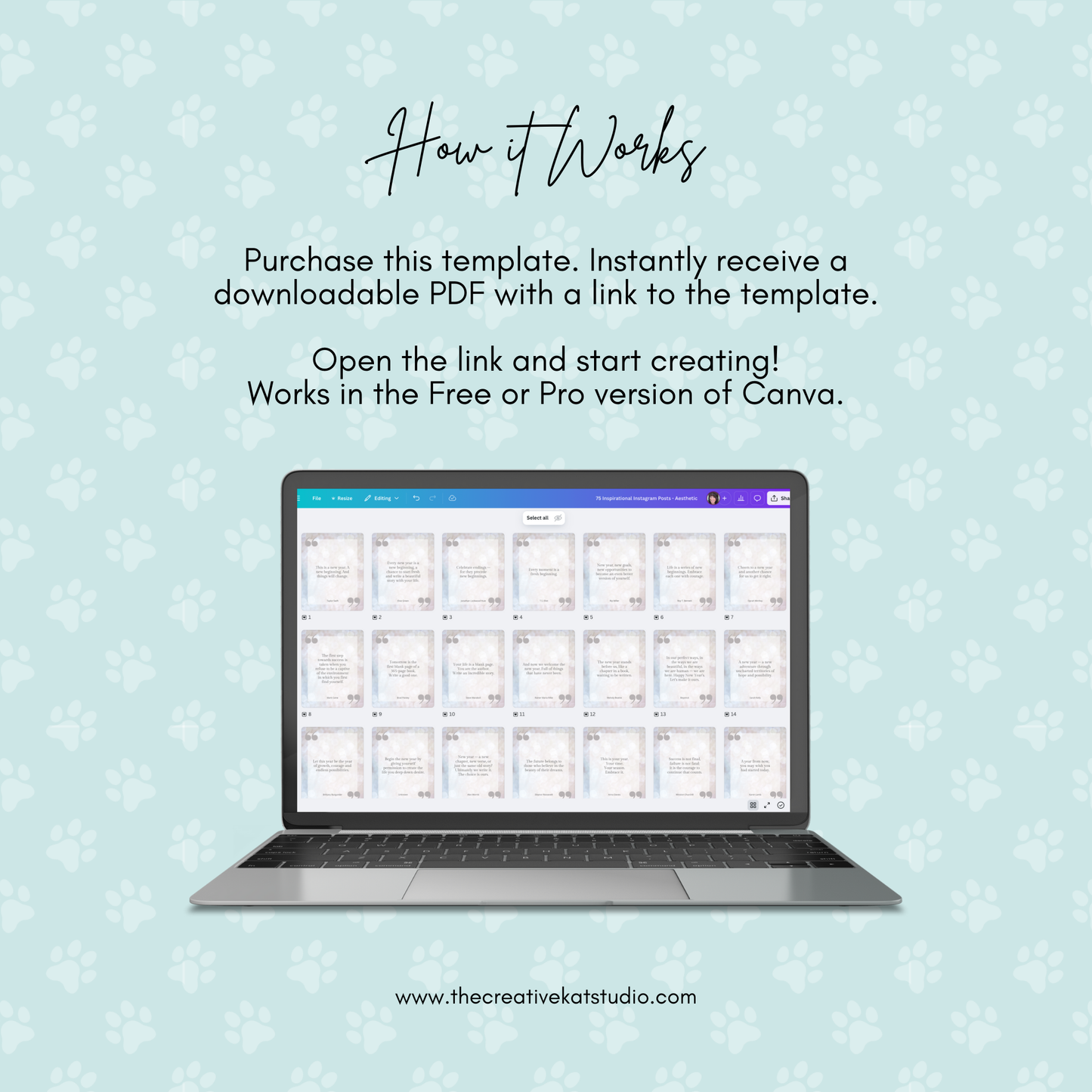 75 Inspirational Quote Templates For The New Year