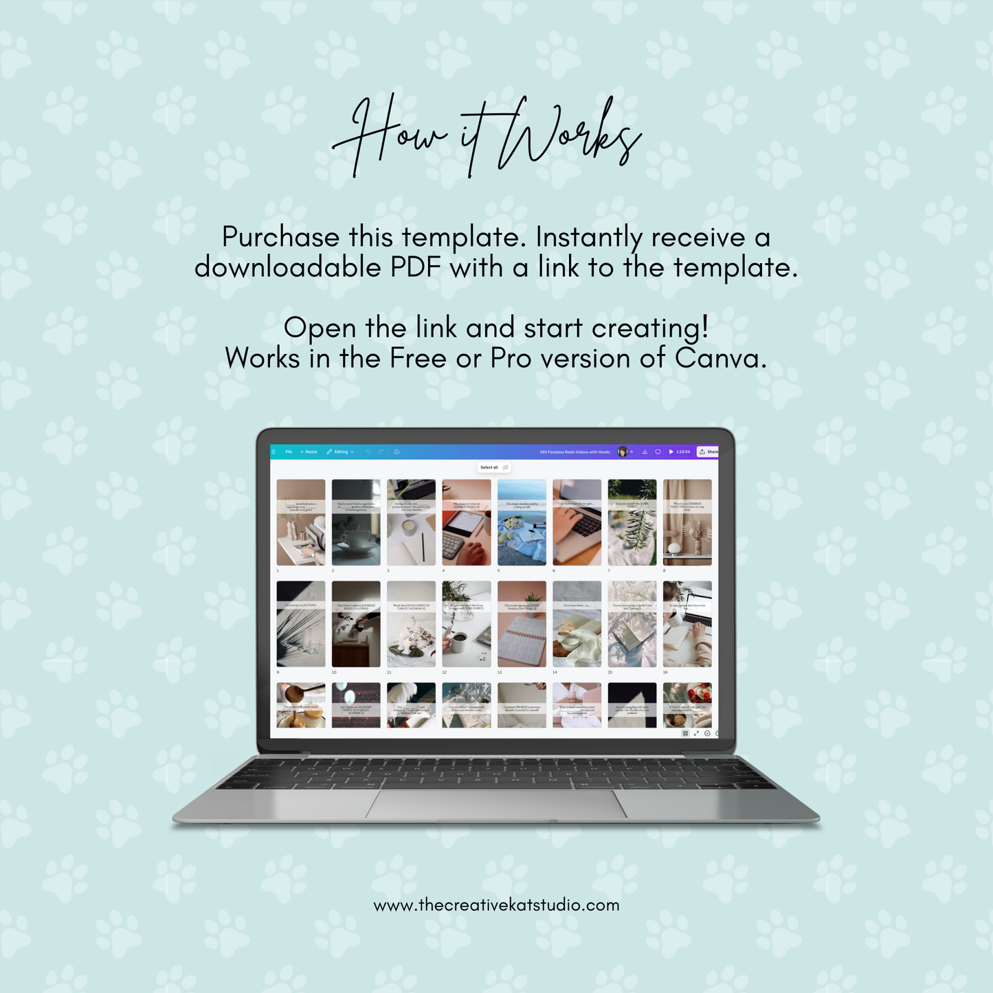 350 Faceless Reels Templates With Hooks