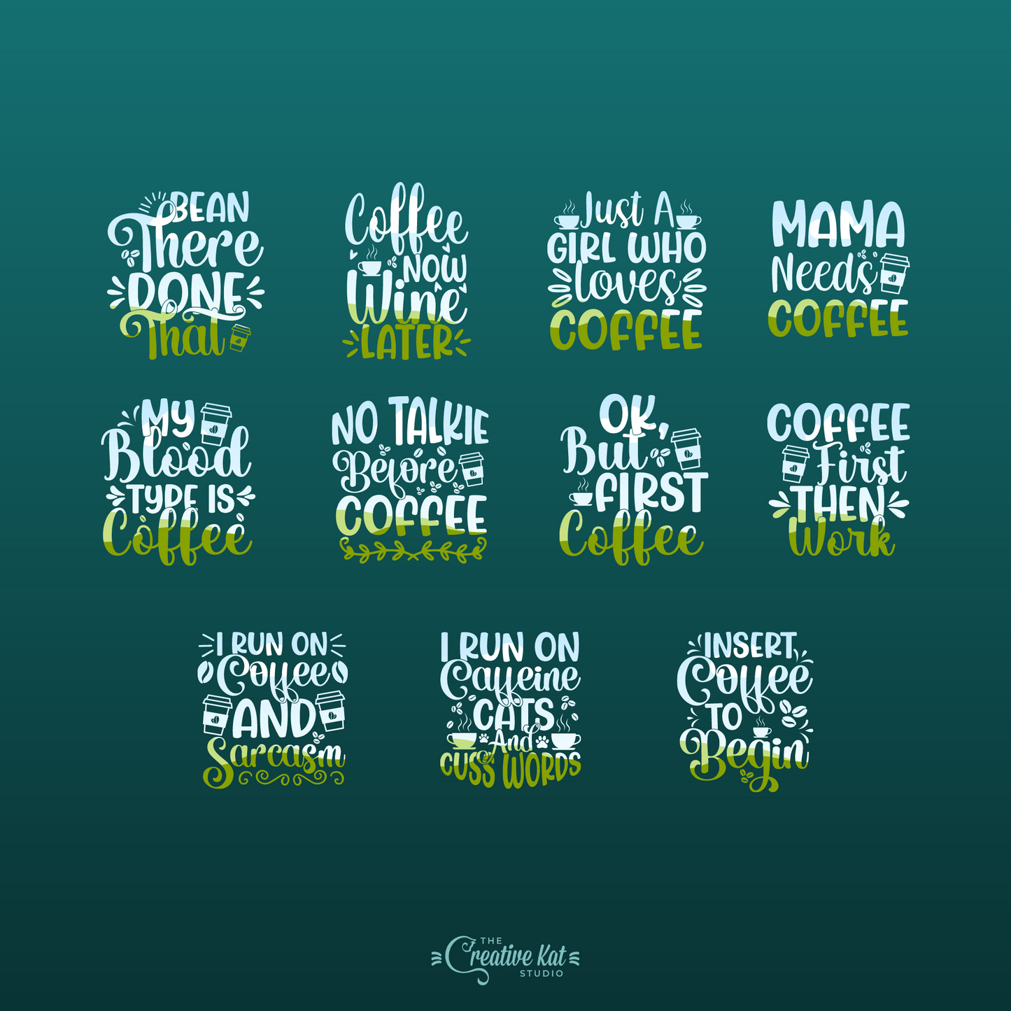 Coffee and Tea Shapes Custom Frames For Canva (68)