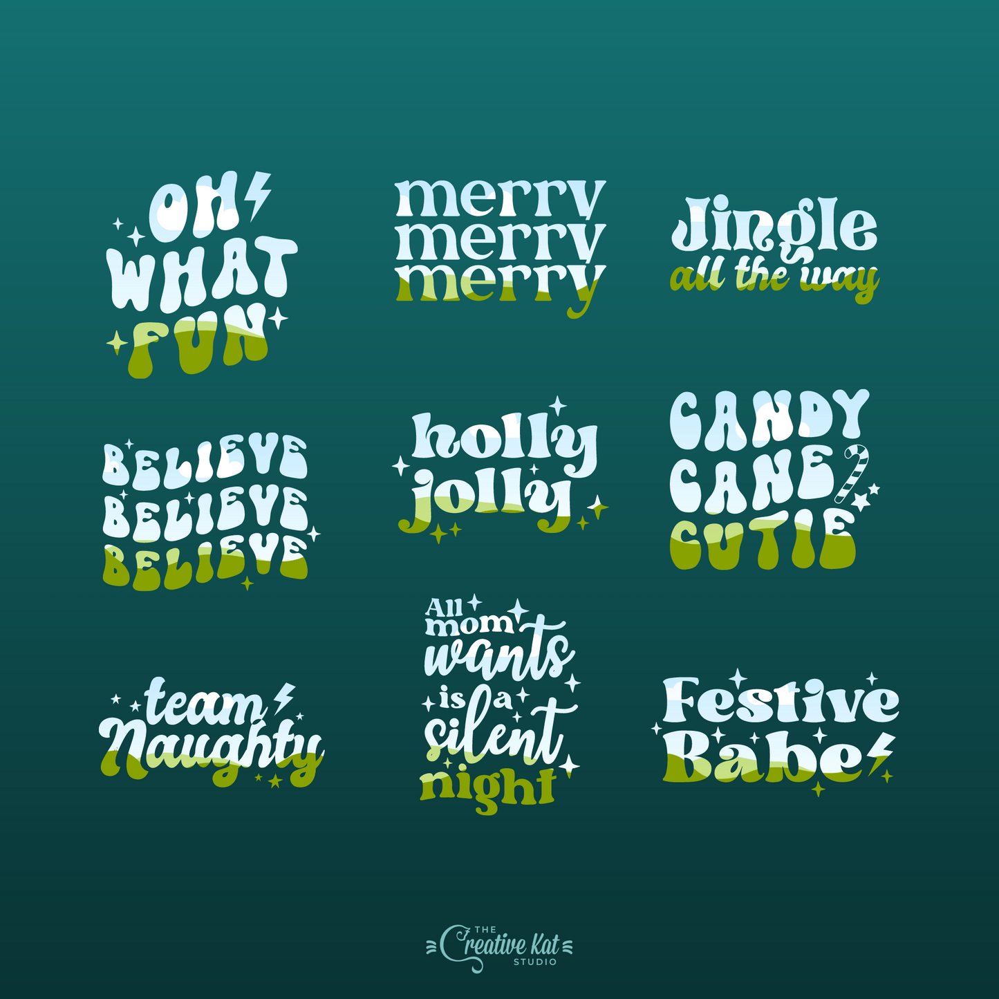Christmas Words Custom Frames For Canva (30)