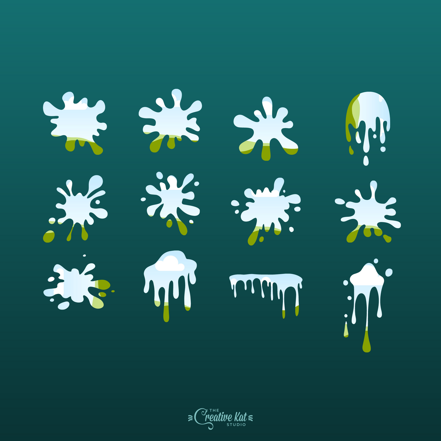 Paint Splatter Shapes Custom Frames For Canva (44)