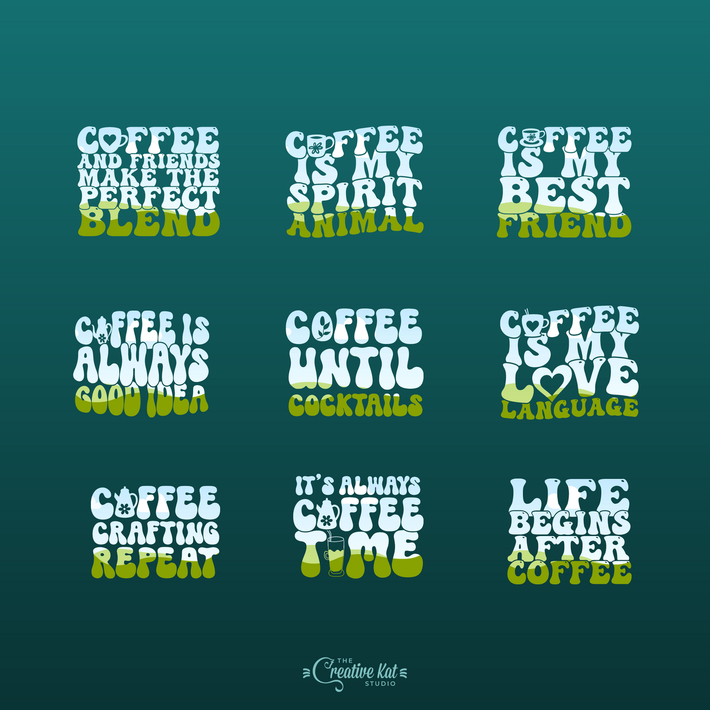 Coffee and Tea Shapes Custom Frames For Canva (68)