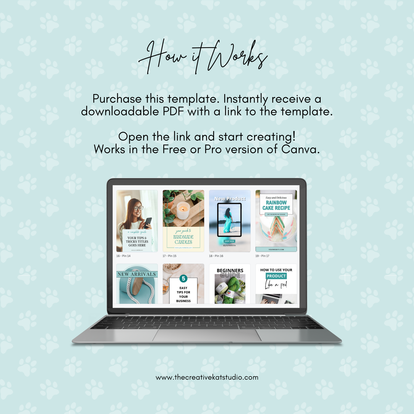 30 Teal Pinterest Pin Templates