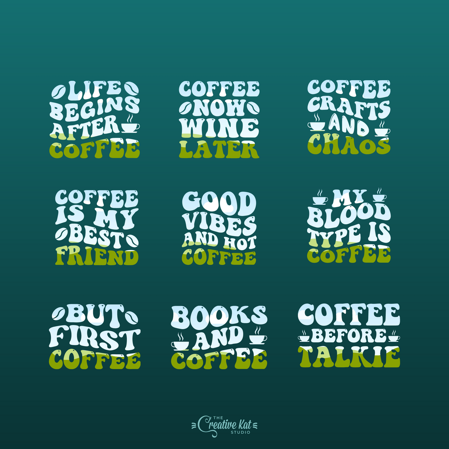 Coffee and Tea Shapes Custom Frames For Canva (68)