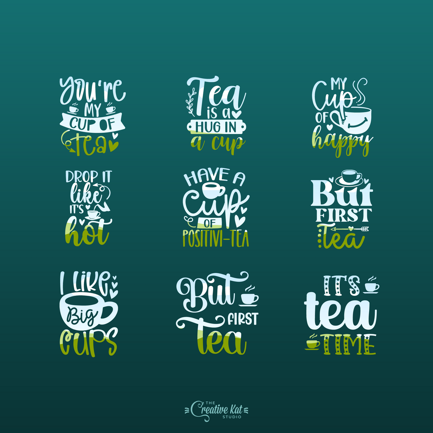 Coffee and Tea Shapes Custom Frames For Canva (68)