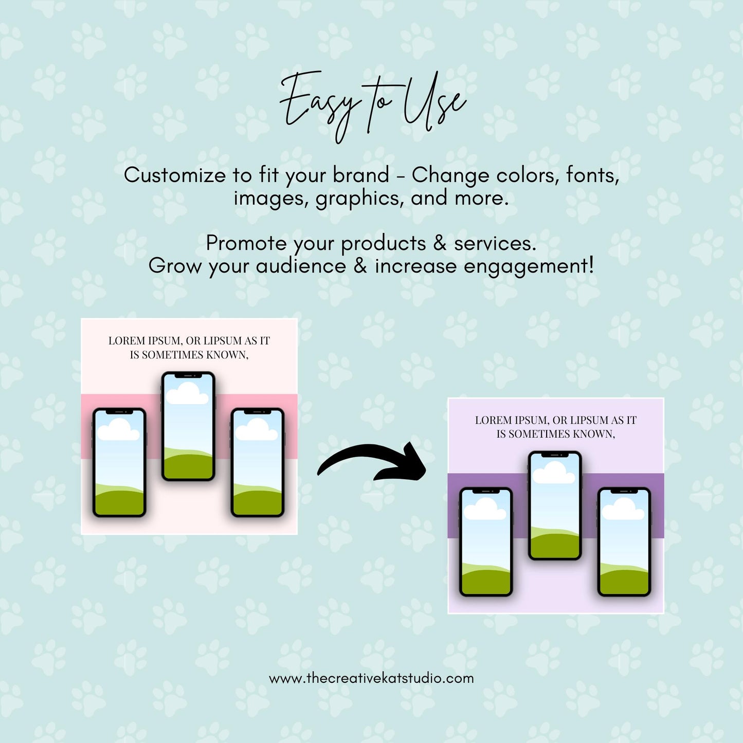 120 Pink Social Media Engagement Templates