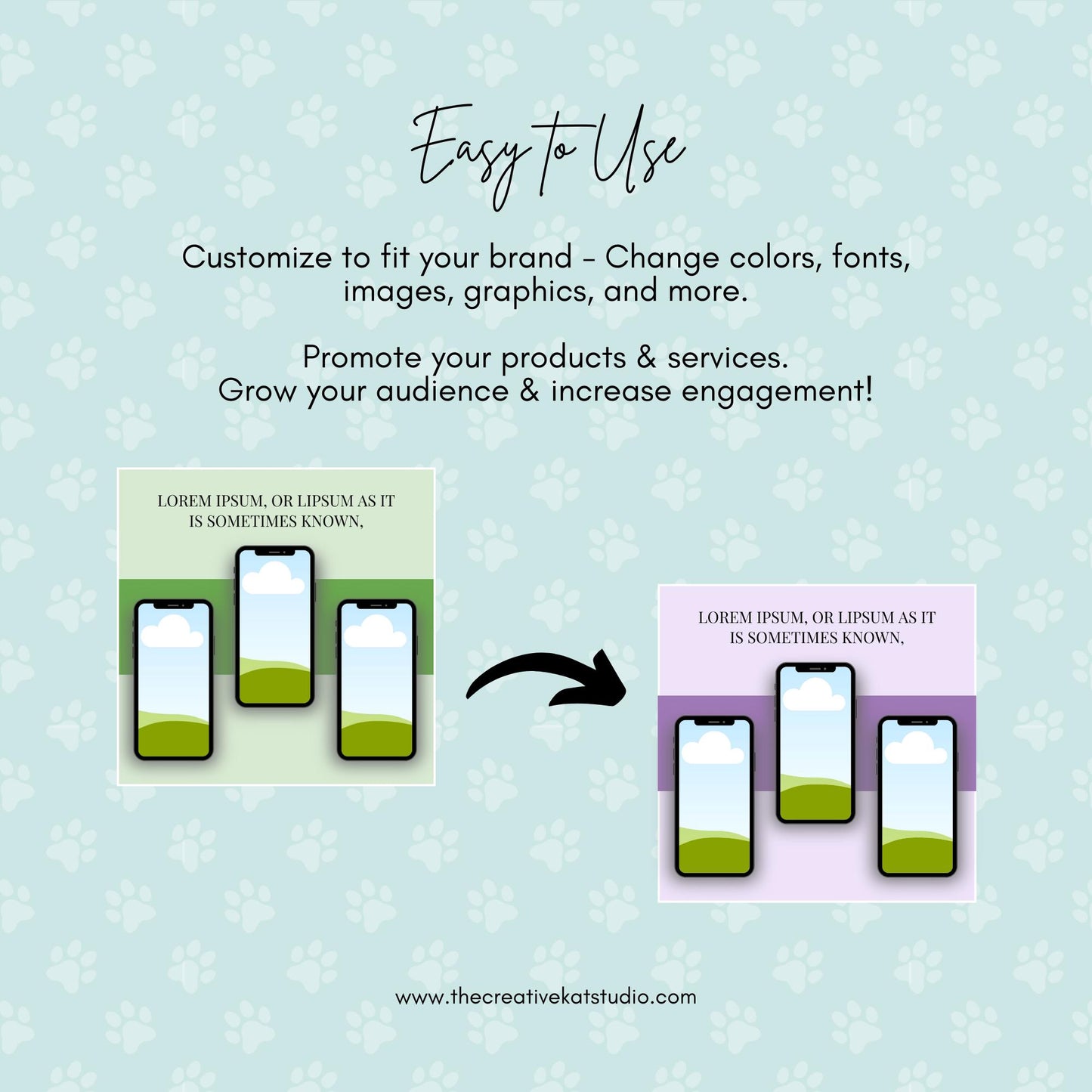 120 Green Social Media Engagement Templates