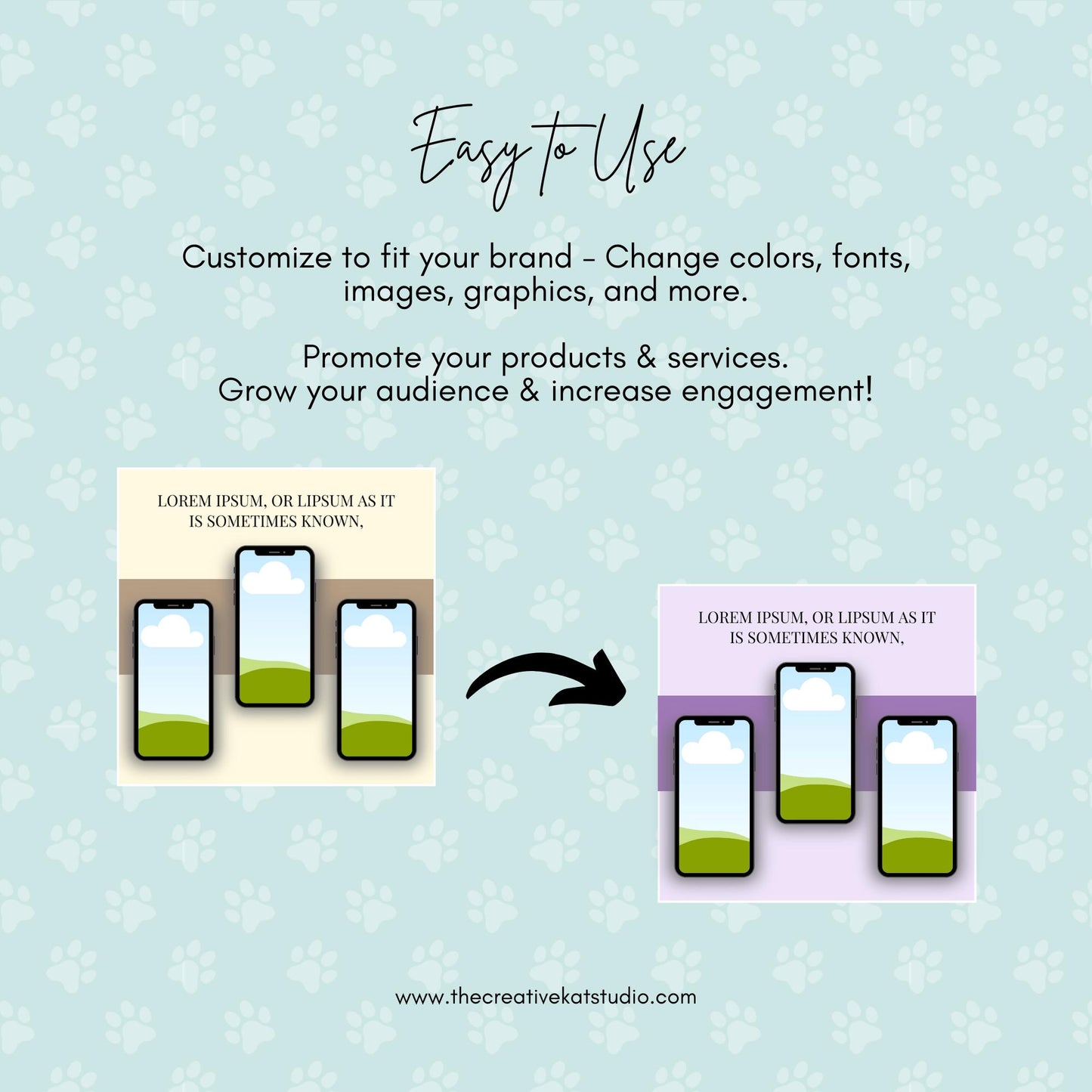 120 Beige Social Media Engagement Templates