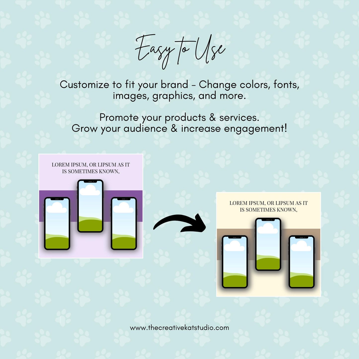 120 Purple Social Media Engagement Templates