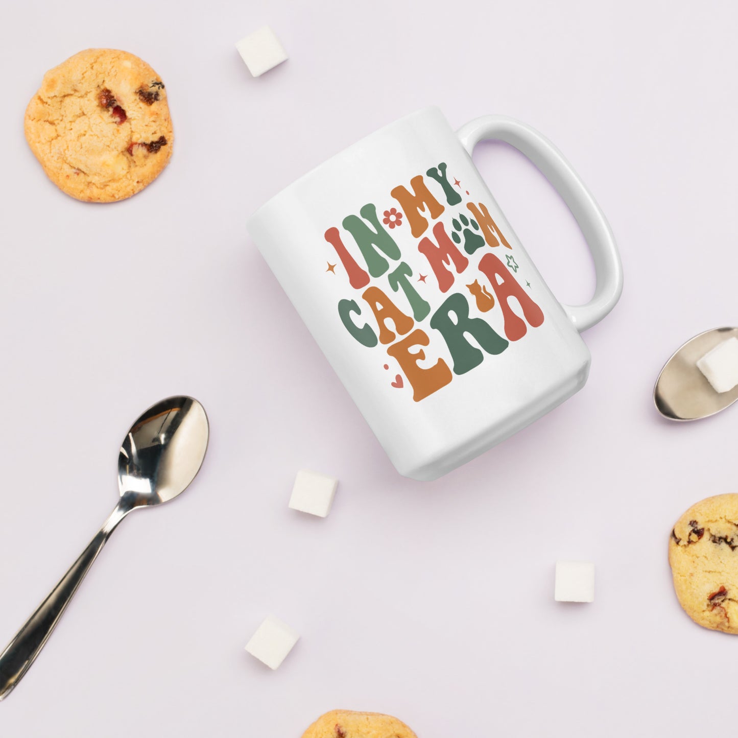 In My Cat Mom Era - Ceramic 15oz Mug