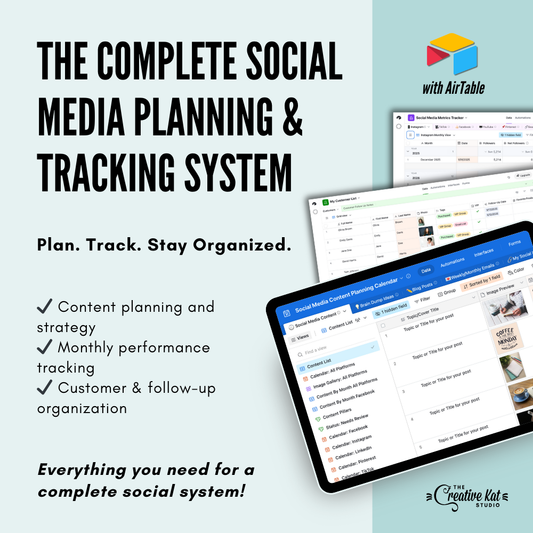 The Complete Social Media Planning & Tracking System, built with AirTable