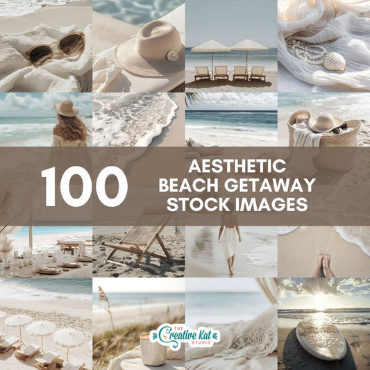 100 Aesthetic Beach Getaway Stock Images + Matching Story Size Images