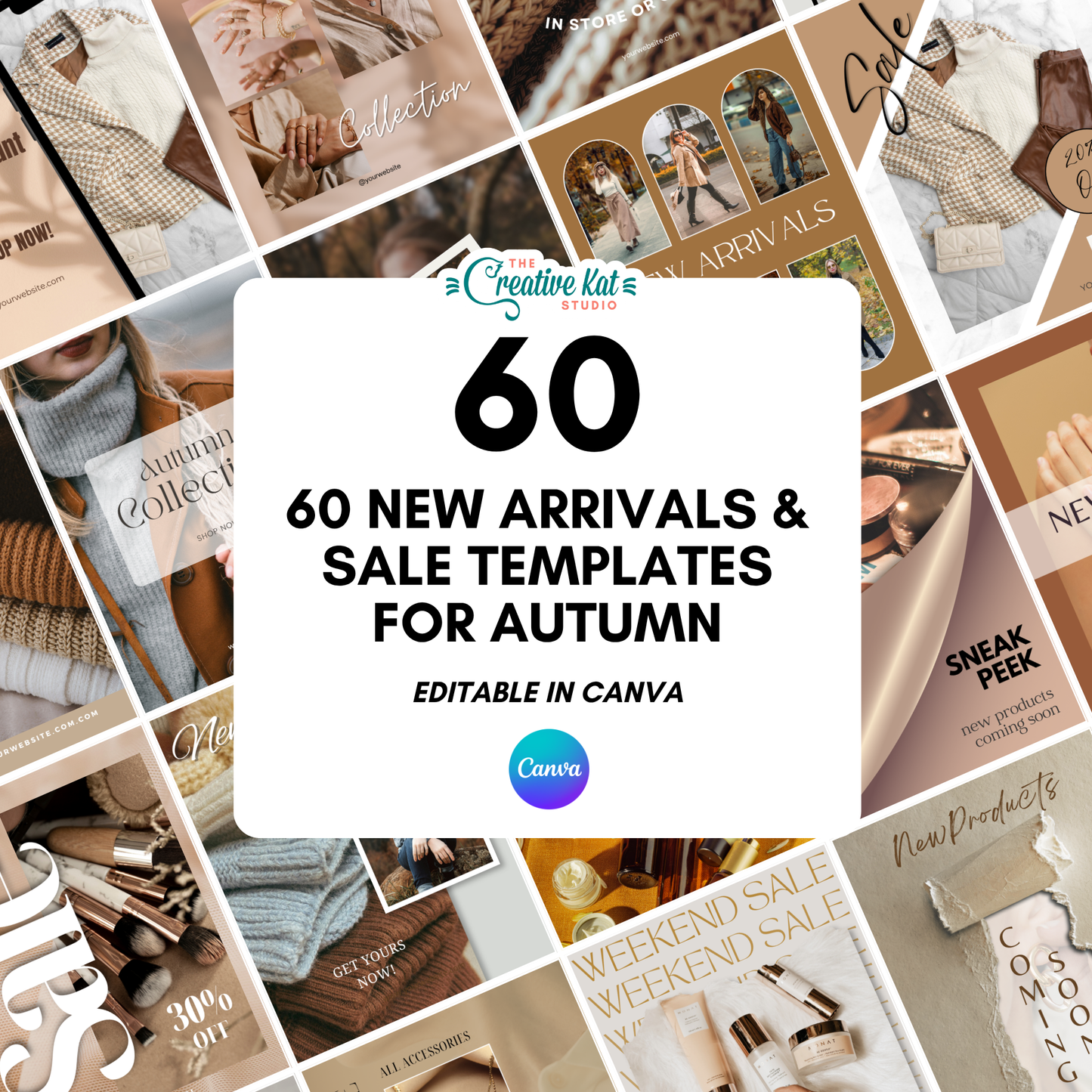 60 New Arrivals & Sale Templates For Autumn