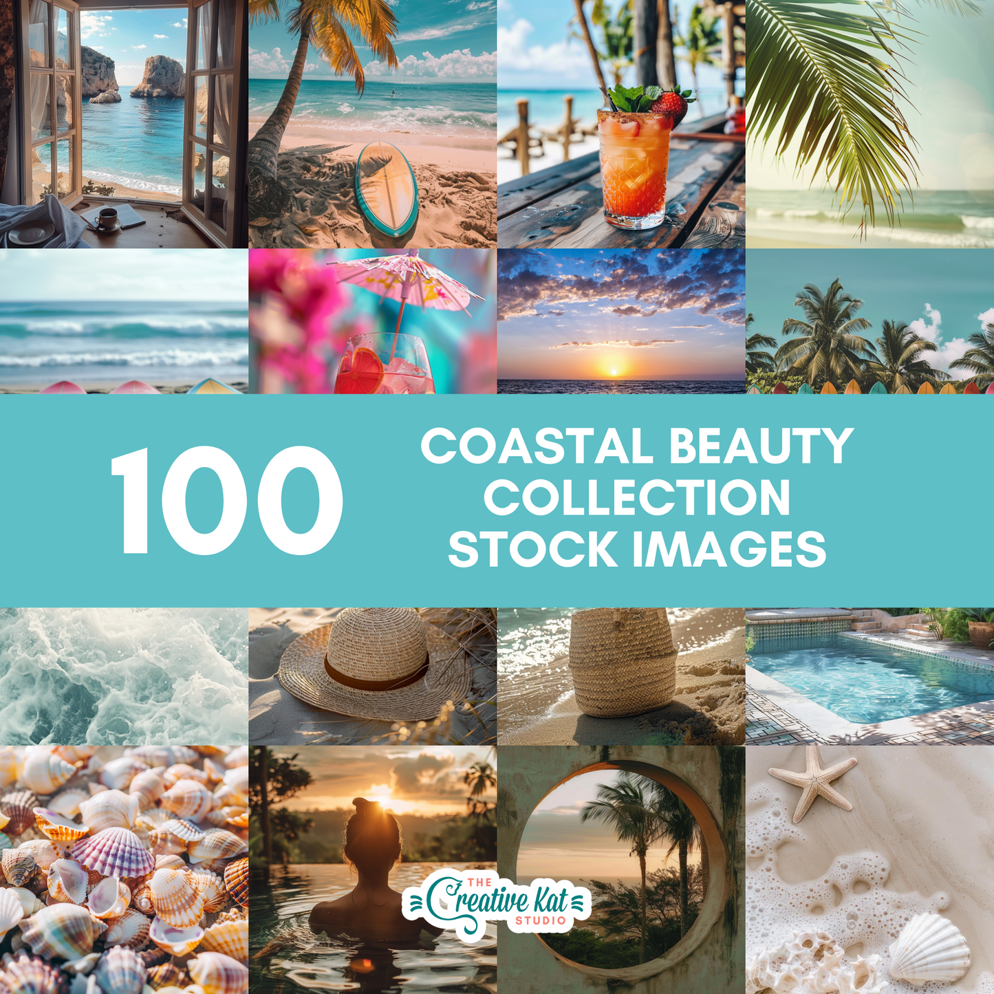 100 Coastal Beauty Collection Stock Images