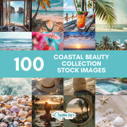 100 Coastal Beauty Collection Stock Images