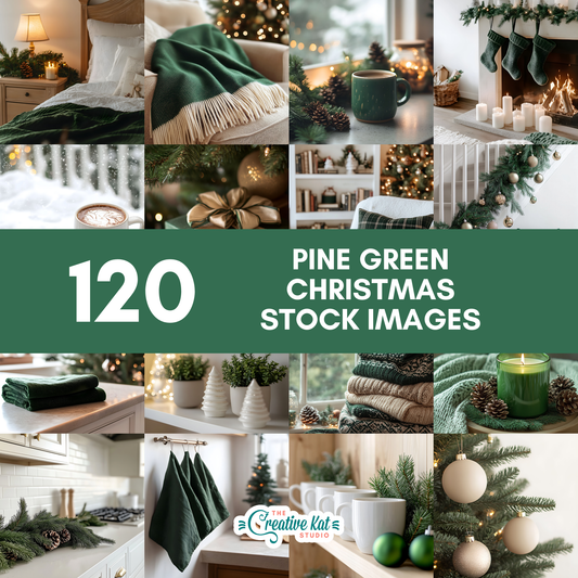 120 Pine Green Christmas Stock Images