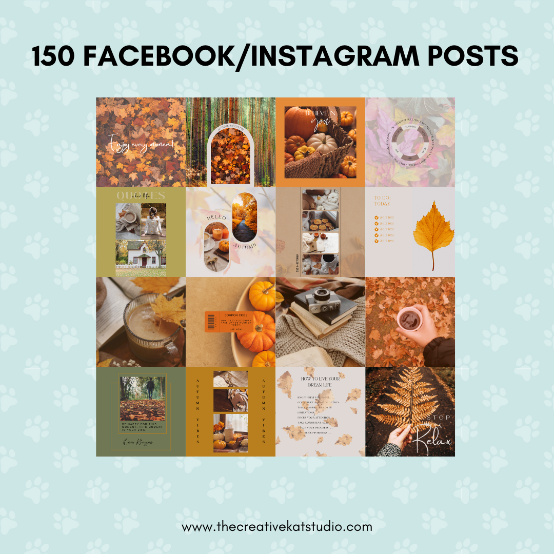 Hello Autumn Social Media Bundle