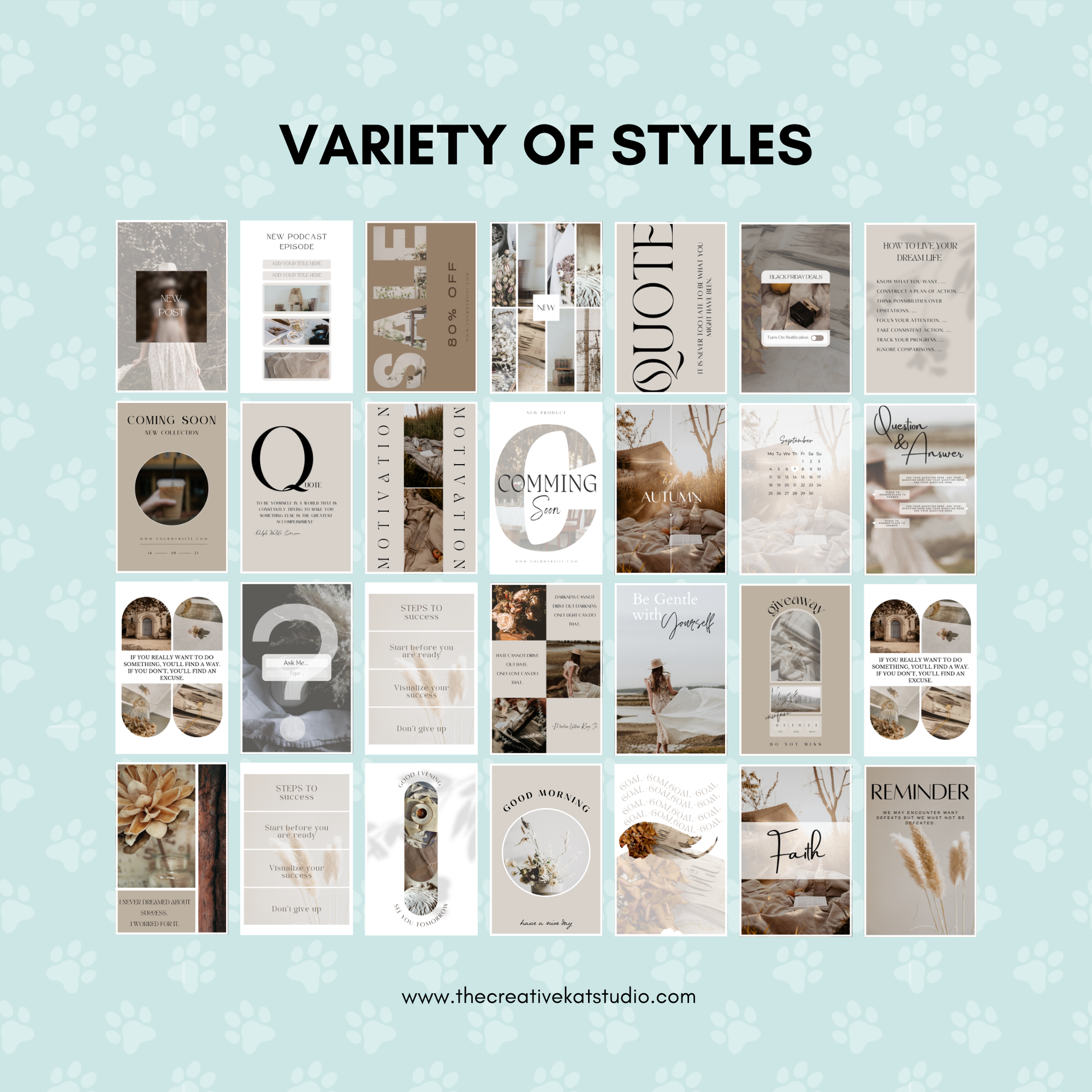150 Done-For-You Rustic Pinterest Pin Templates – The Creative Kat Studio