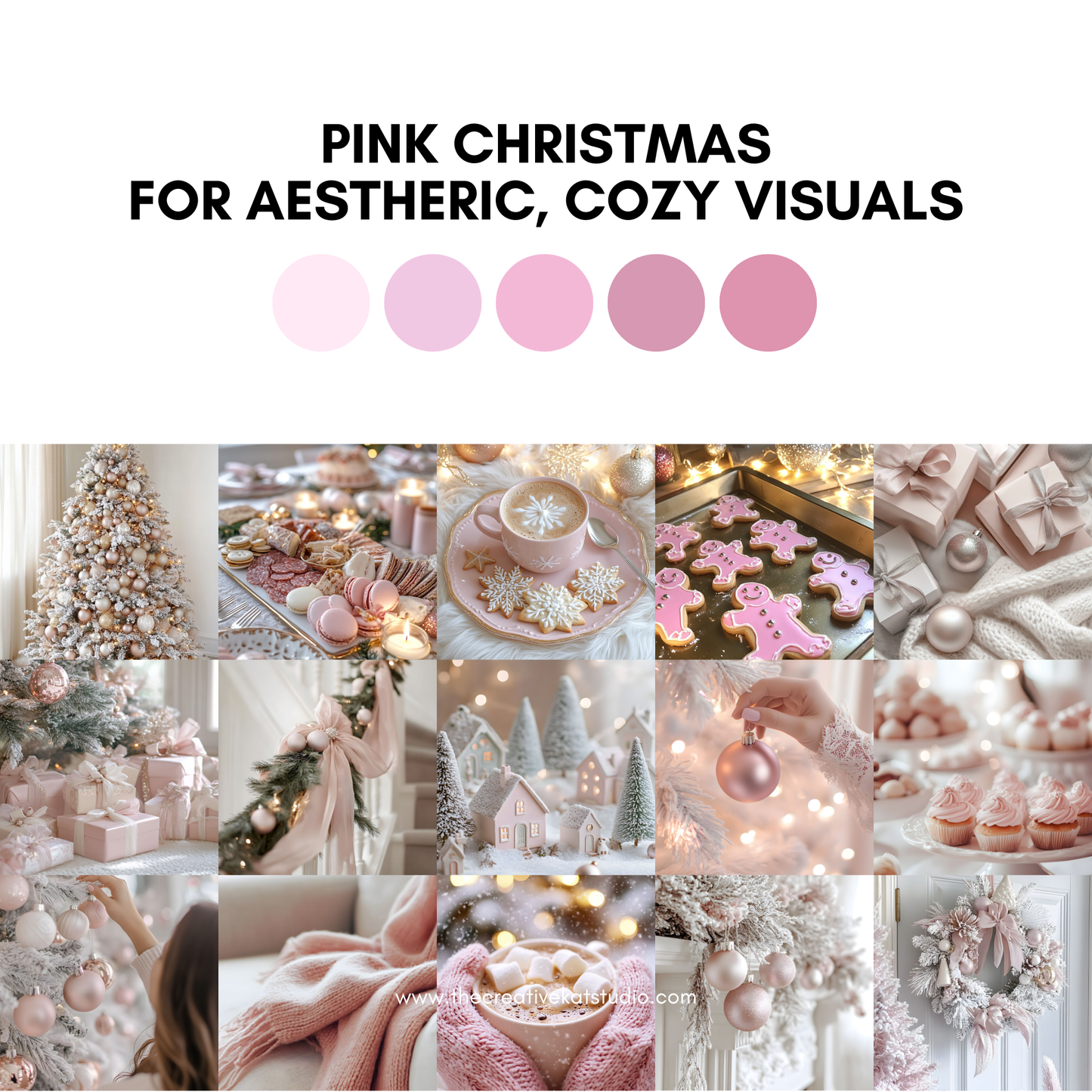 160 Soft Pink Christmas Stock Images