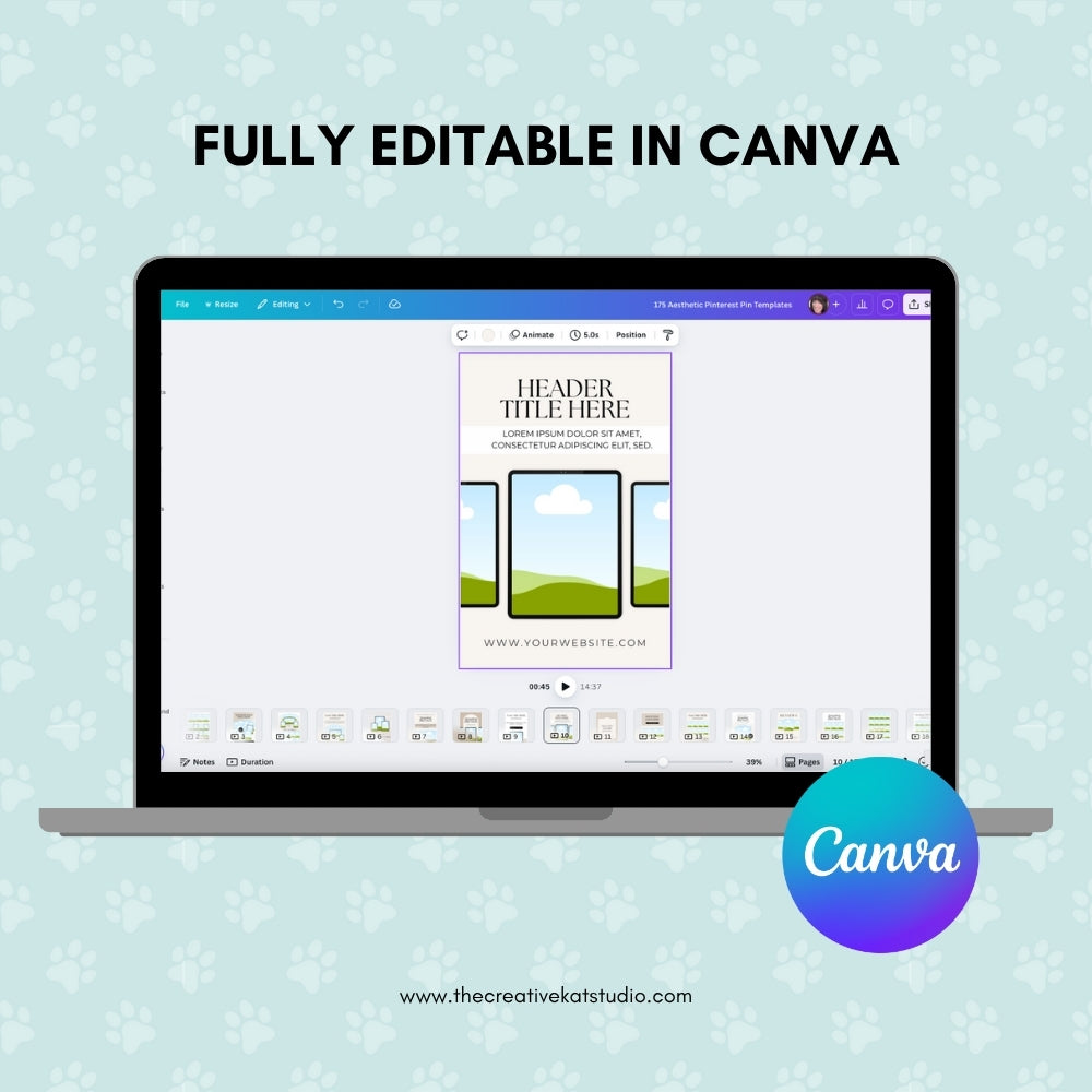 150 Aesthetic Pinterest Pin Templates