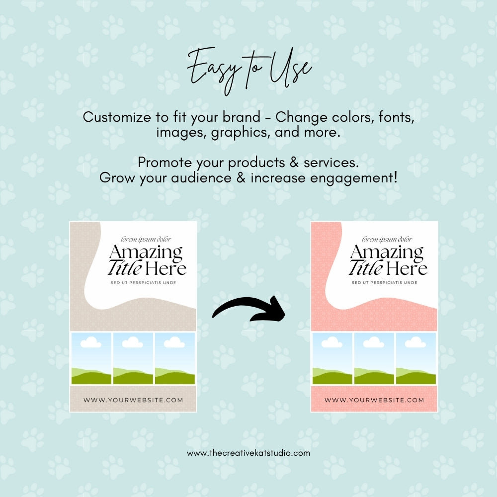 150 Aesthetic Pinterest Pin Templates