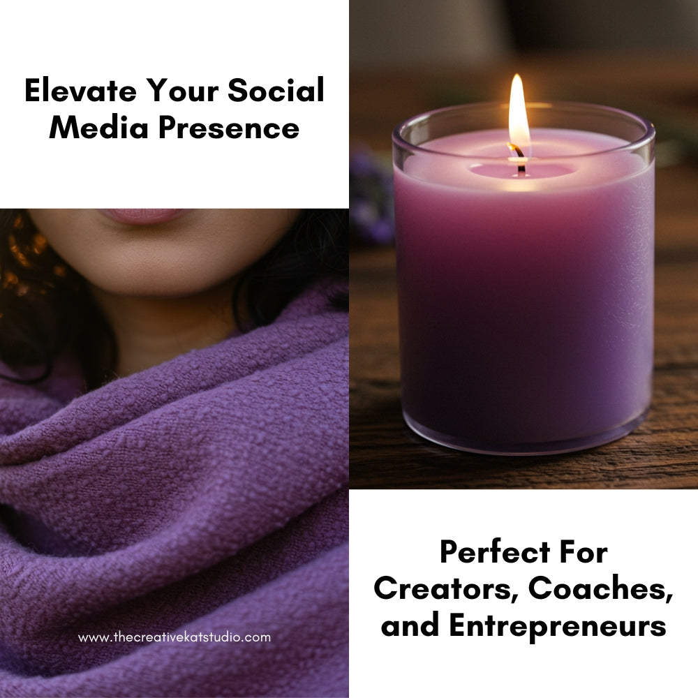 100 Purple Harmony Collection Stock Images