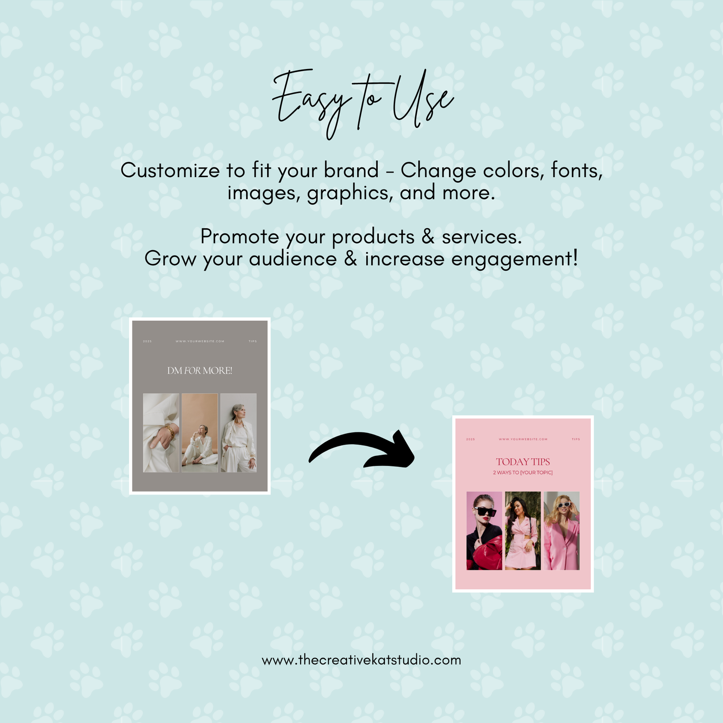 50 Canva Carousel Templates | 45 Editable Carousel Templates + 5 Seamless Carousel Templates