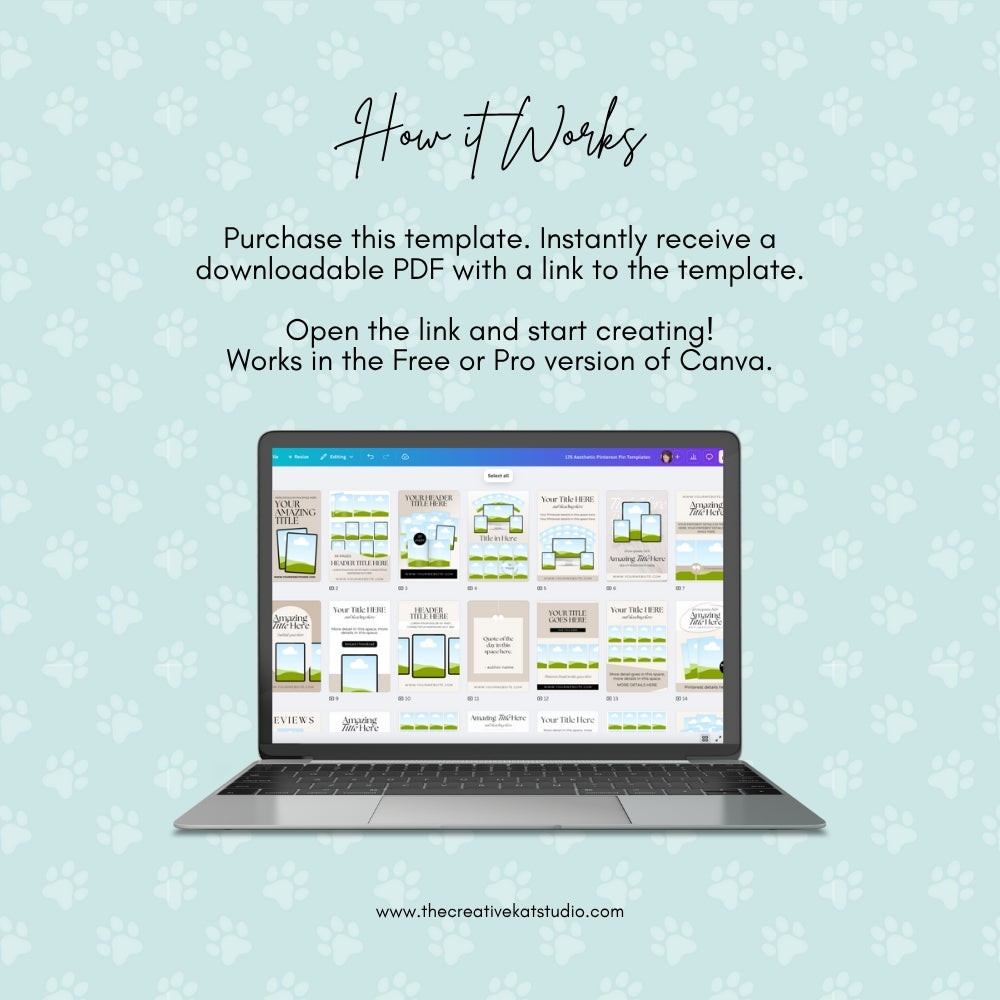 150 Aesthetic Pinterest Pin Templates