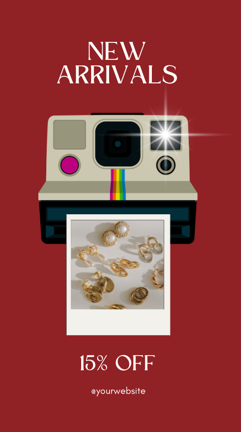 Animated Polaroid Camera Template