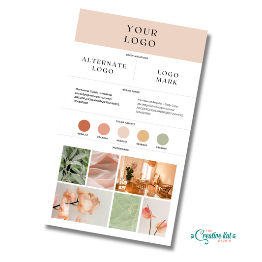 Brand Board Template for Canva