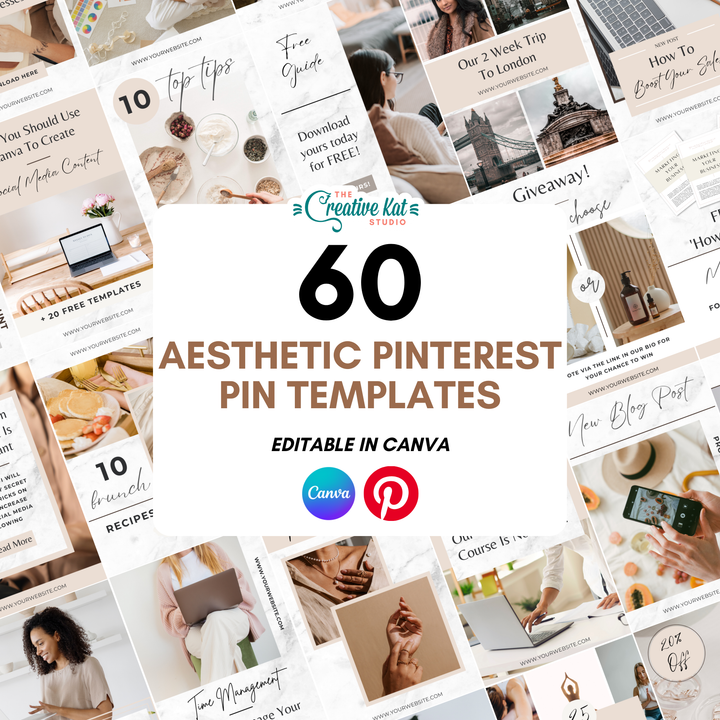 Pinterest Templates – The Creative Kat Studio