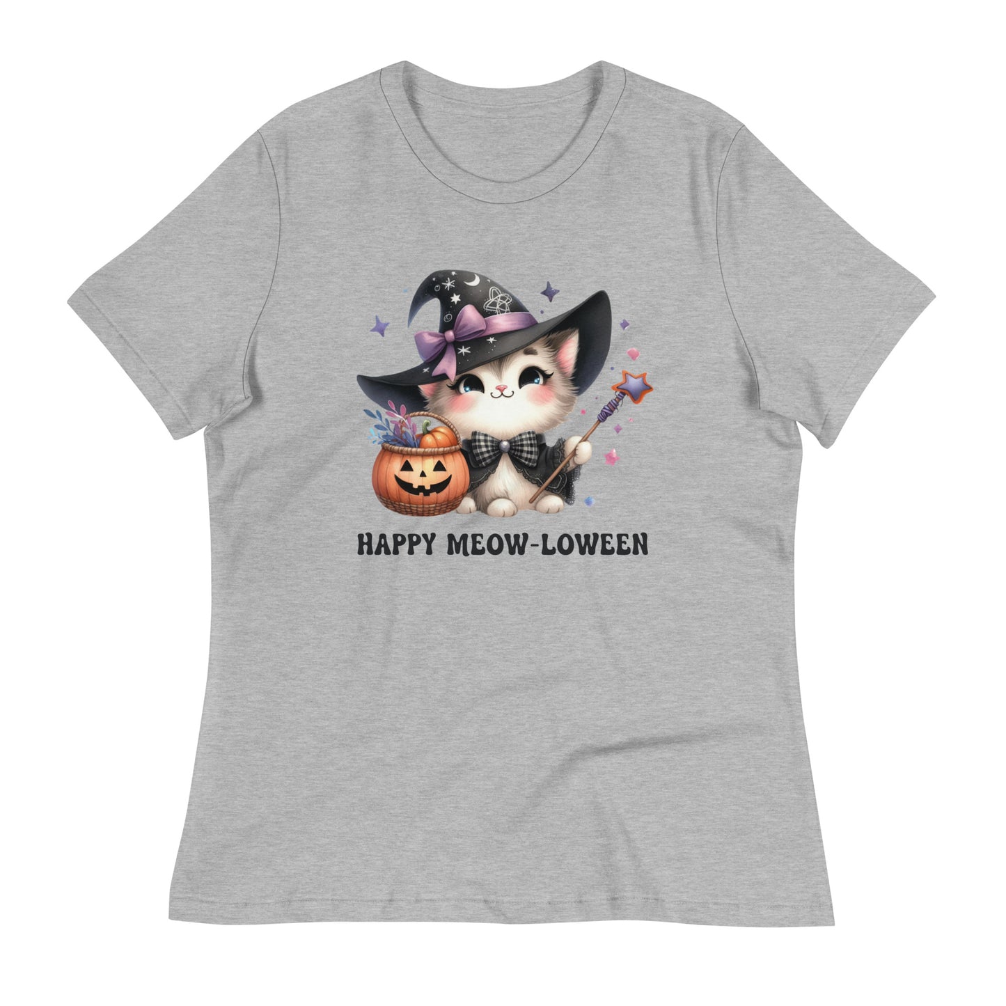 Happy Meow-loween - Women's Relaxed T-Shirt